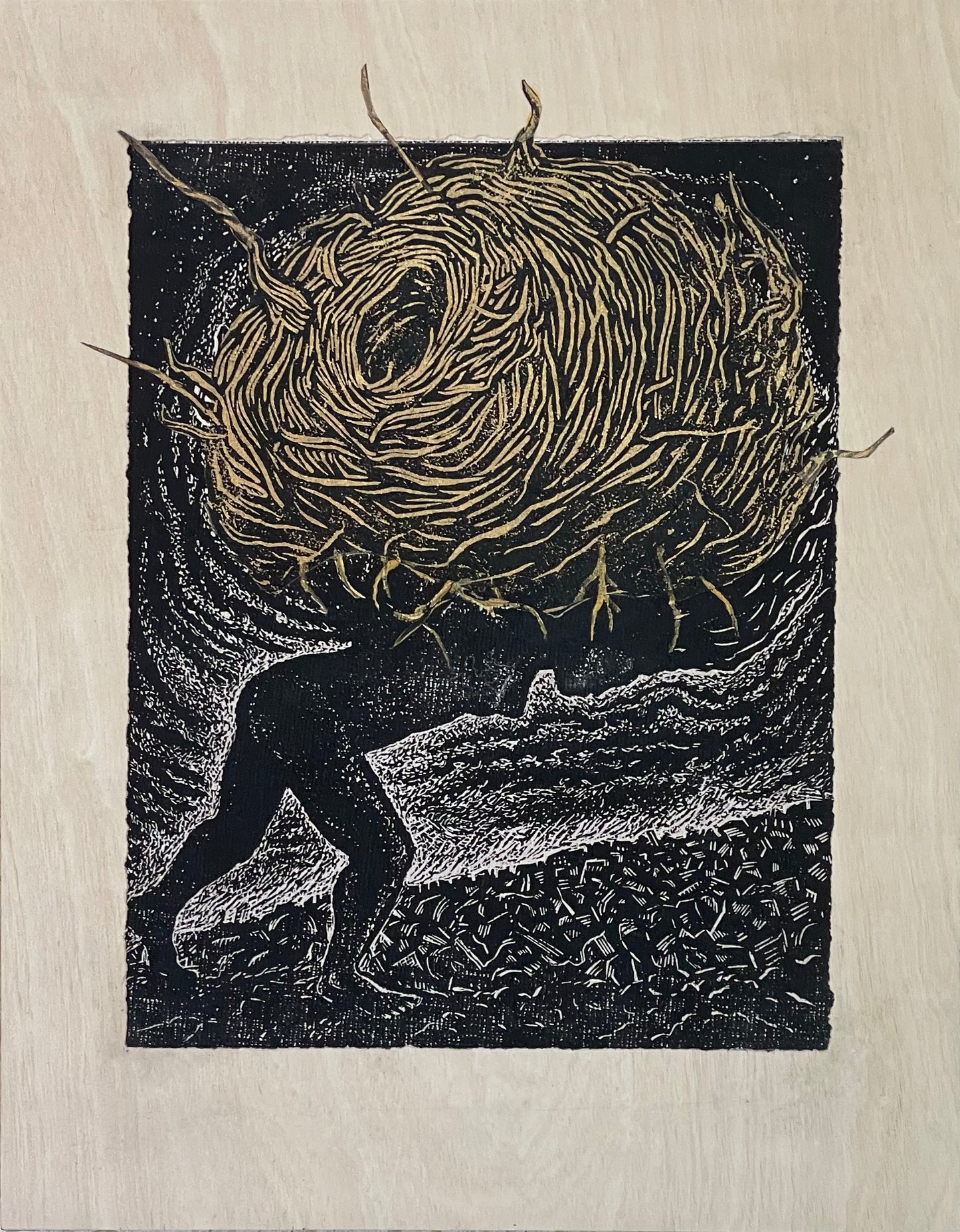 Con el nido a cuestas